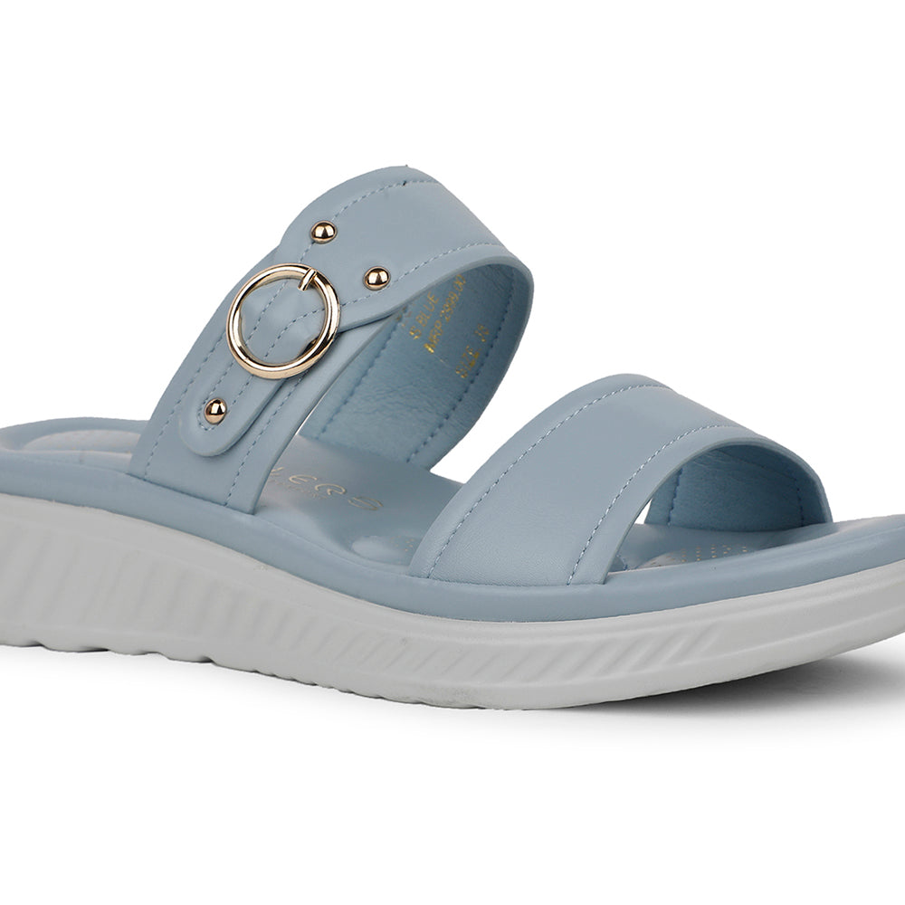 Healers Casual Sky Blue Slipper For Women ZQ-AL-SL2 By Liberty