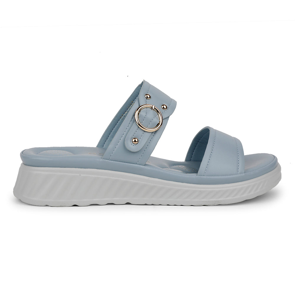 Healers Casual Sky Blue Slipper For Women ZQ-AL-SL2 By Liberty