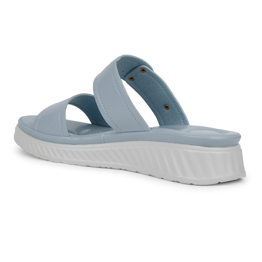 Healers Casual Sky Blue Slipper For Women ZQ-AL-SL2 By Liberty