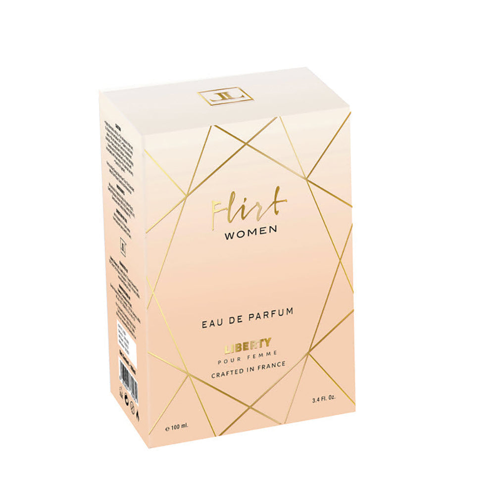 Liberty Luxury Flirt Perfume for Women (1ml/3.4Oz), Eau De Parfum (EDP), Crafted in France, Long Lasting Smell, Floral & Oriental notes.