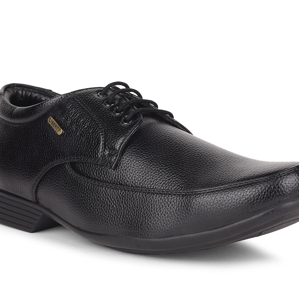 Fortune By Liberty HIL-1 Formal Derby Shoes For Men - Black