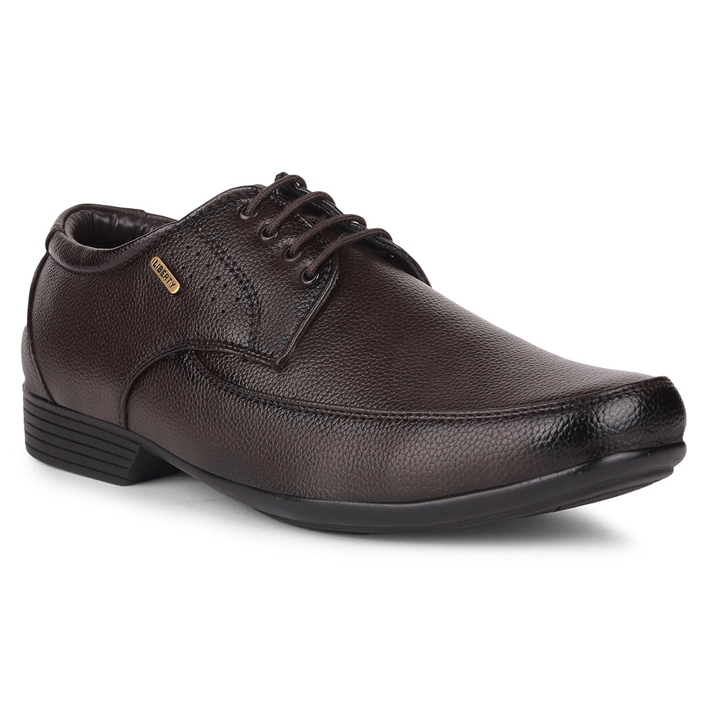 Fortune By Liberty HIL-1 Formal Derby Shoes For Men - Brown