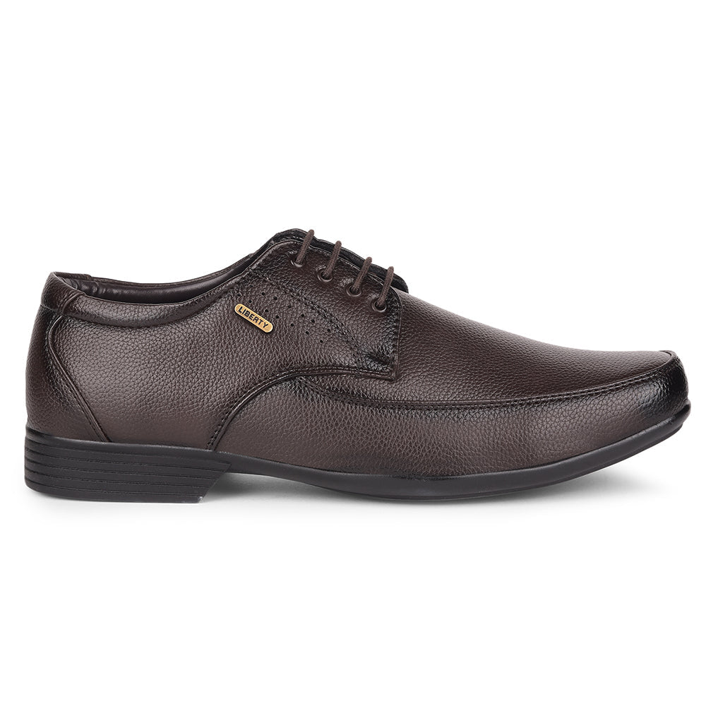 Fortune By Liberty HIL-1 Formal Derby Shoes For Men - Brown