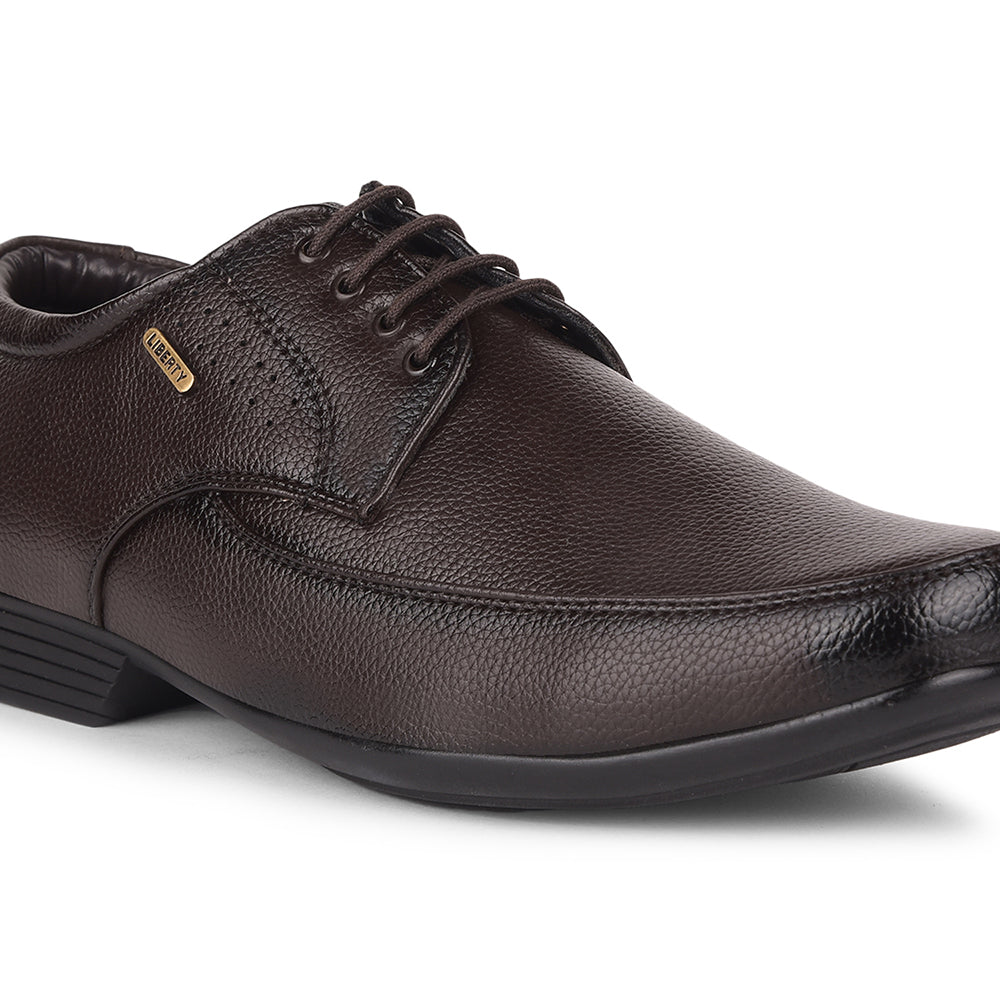 Fortune By Liberty HIL-1 Formal Derby Shoes For Men - Brown