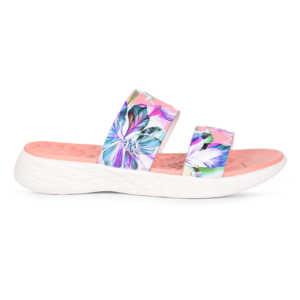 AHA Casual Peach Flip Flop For Women IMPACT-15 By Liberty