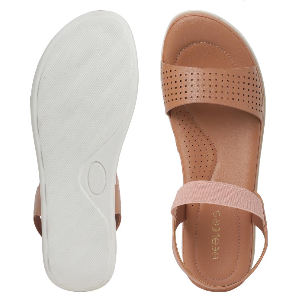 Healers By Liberty JD-39 Casual Sandal For Women - Peach