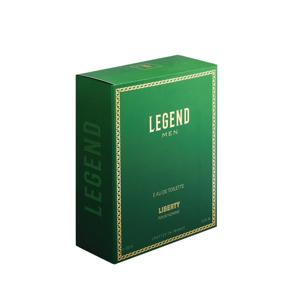 Liberty Luxury Legend Perfume for Men (1ml/3.4Oz), Eau de Toilette (EDT), Crafted in France, Long Lasting Smell, Oriental & Woody notes