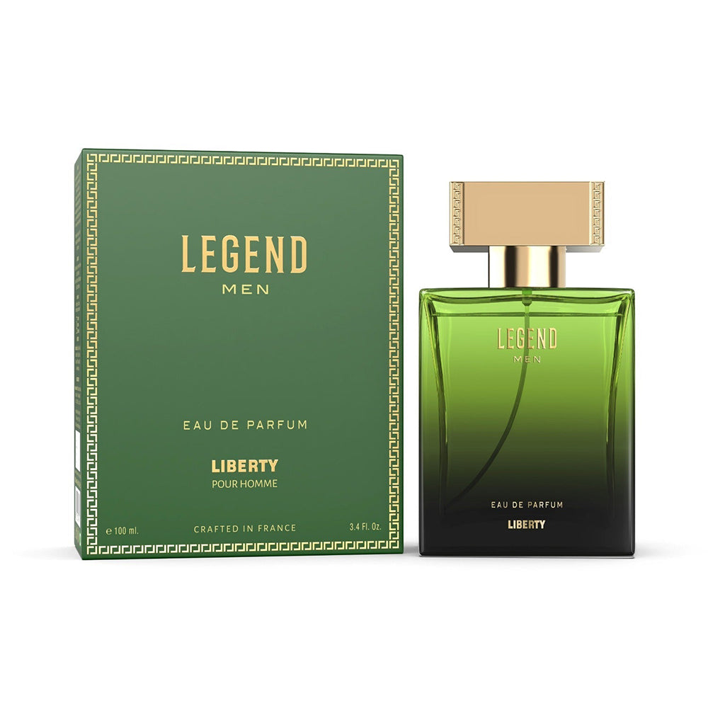 Liberty Luxury Legend Perfume for Men (1ml/3.4Oz), Eau De Parfum (EDP), Crafted in France, Long Lasting Smell, Oriental & Woody notes.