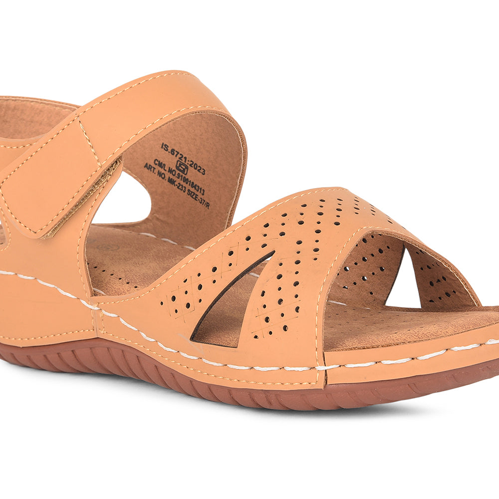 Senorita By Liberty MK-233 Casual Sandal For Women - Beige