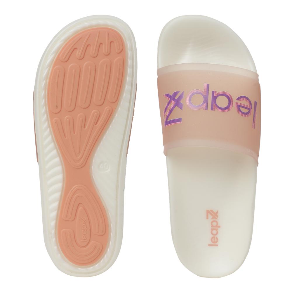 Leap7x NITPRO Casual Peach Slides For Women NITWALK-L9 By Liberty