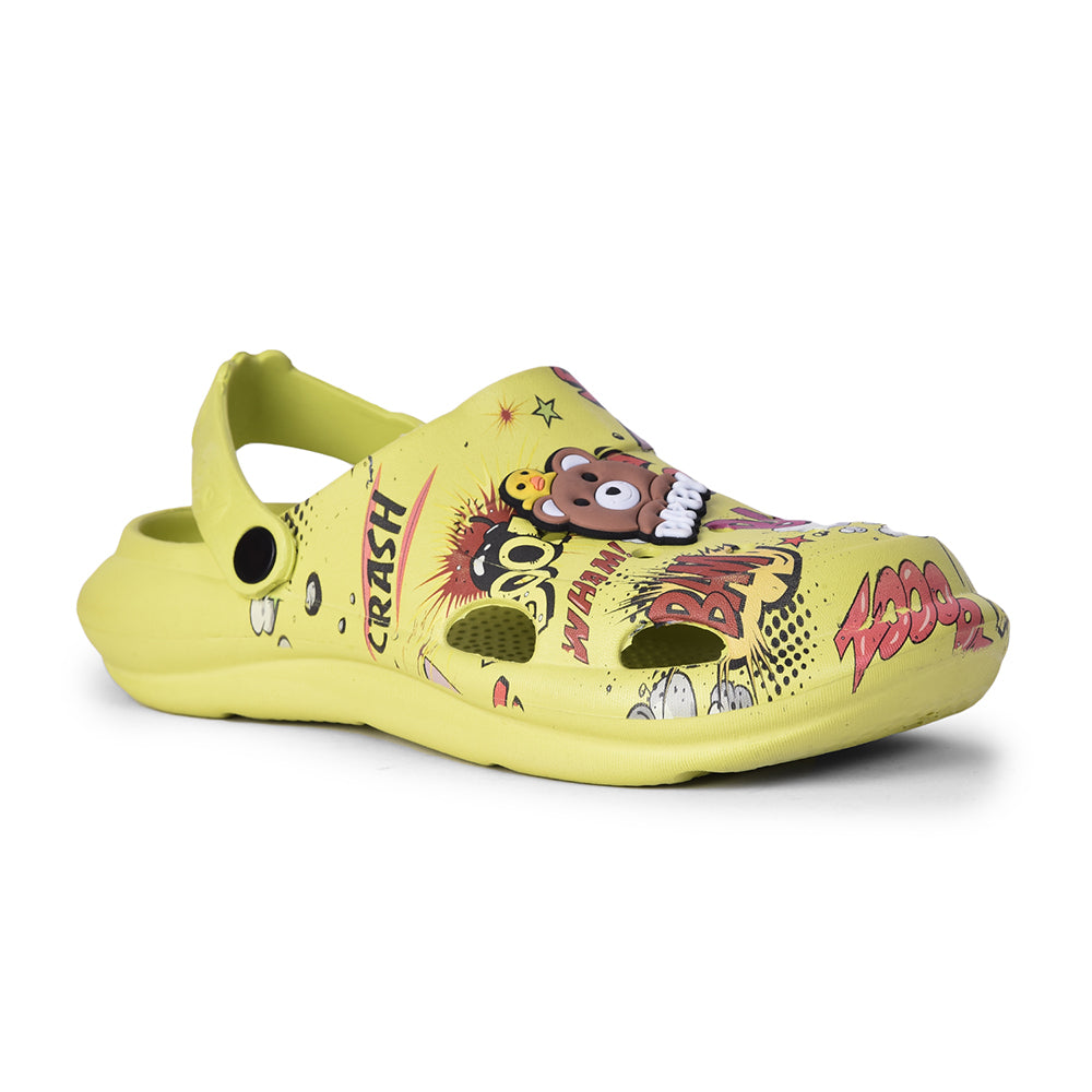 Lucy & Luke P. Green Casual Sling Back Clogs For Kids ALEX-1E By Liberty