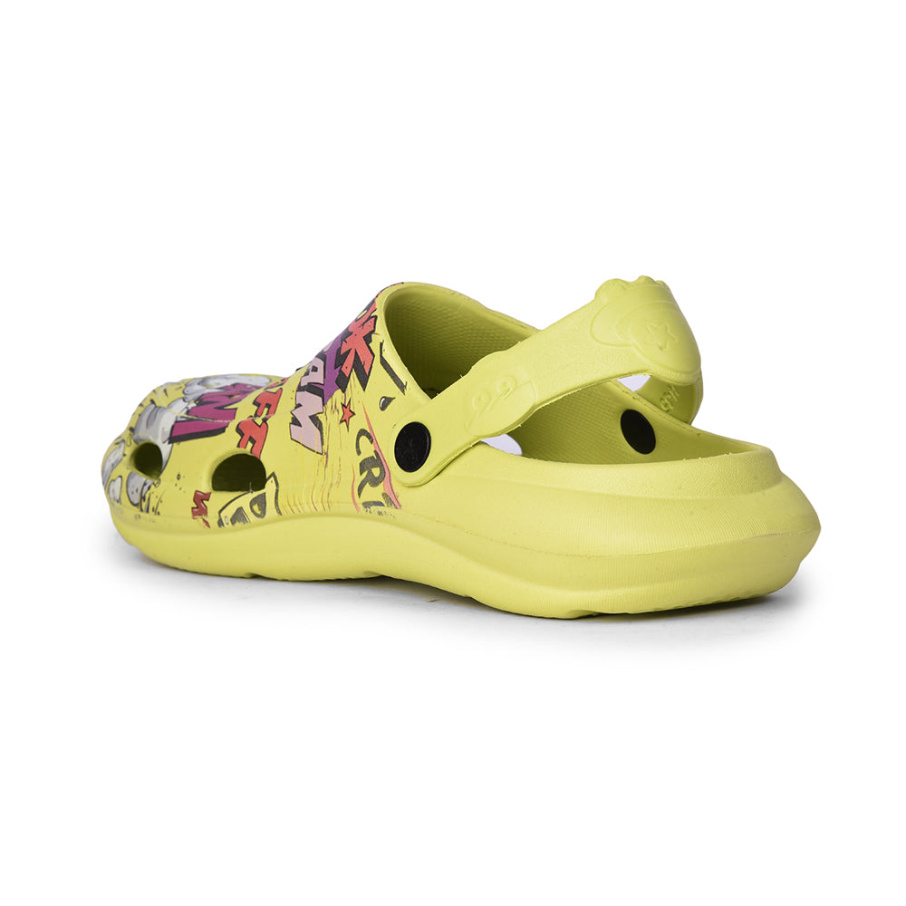 Lucy & Luke P. Green Casual Sling Back Clogs For Kids ALEX-1E By Liberty