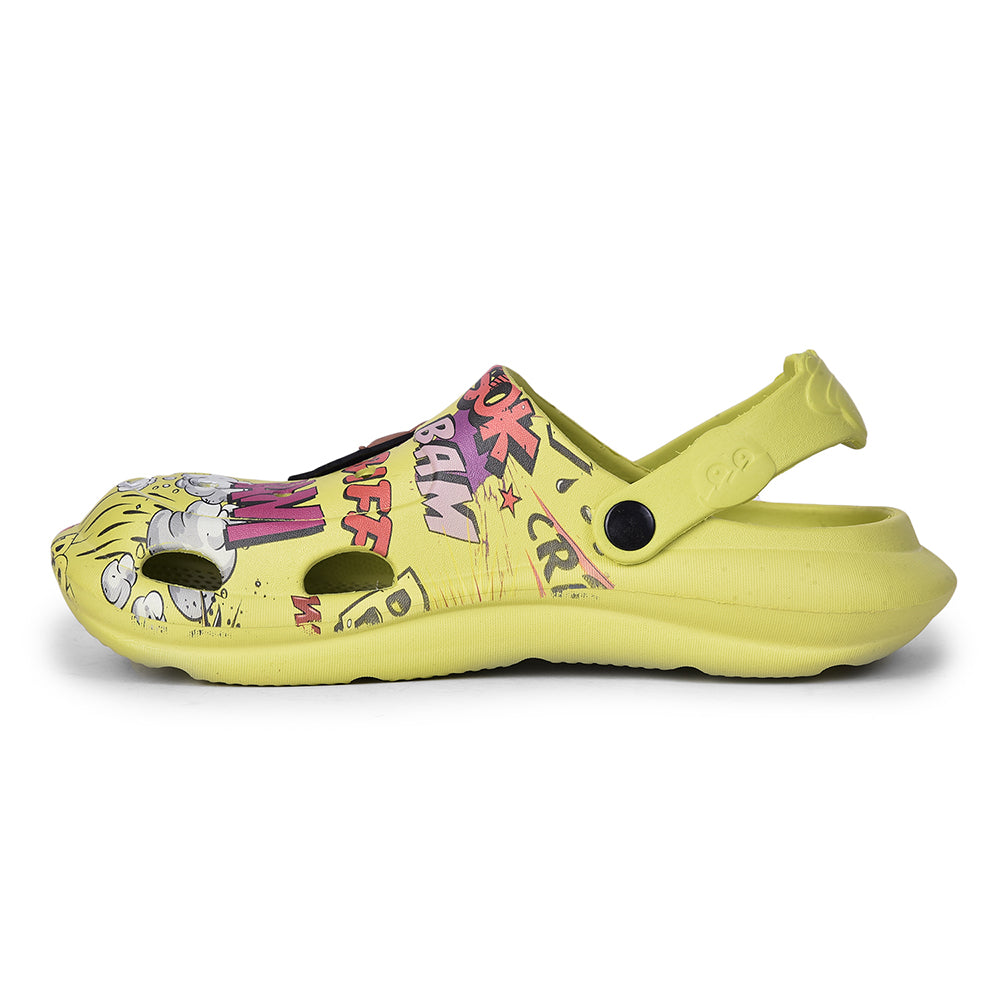 Lucy & Luke P. Green Casual Sling Back Clogs For Kids ALEX-1E By Liberty