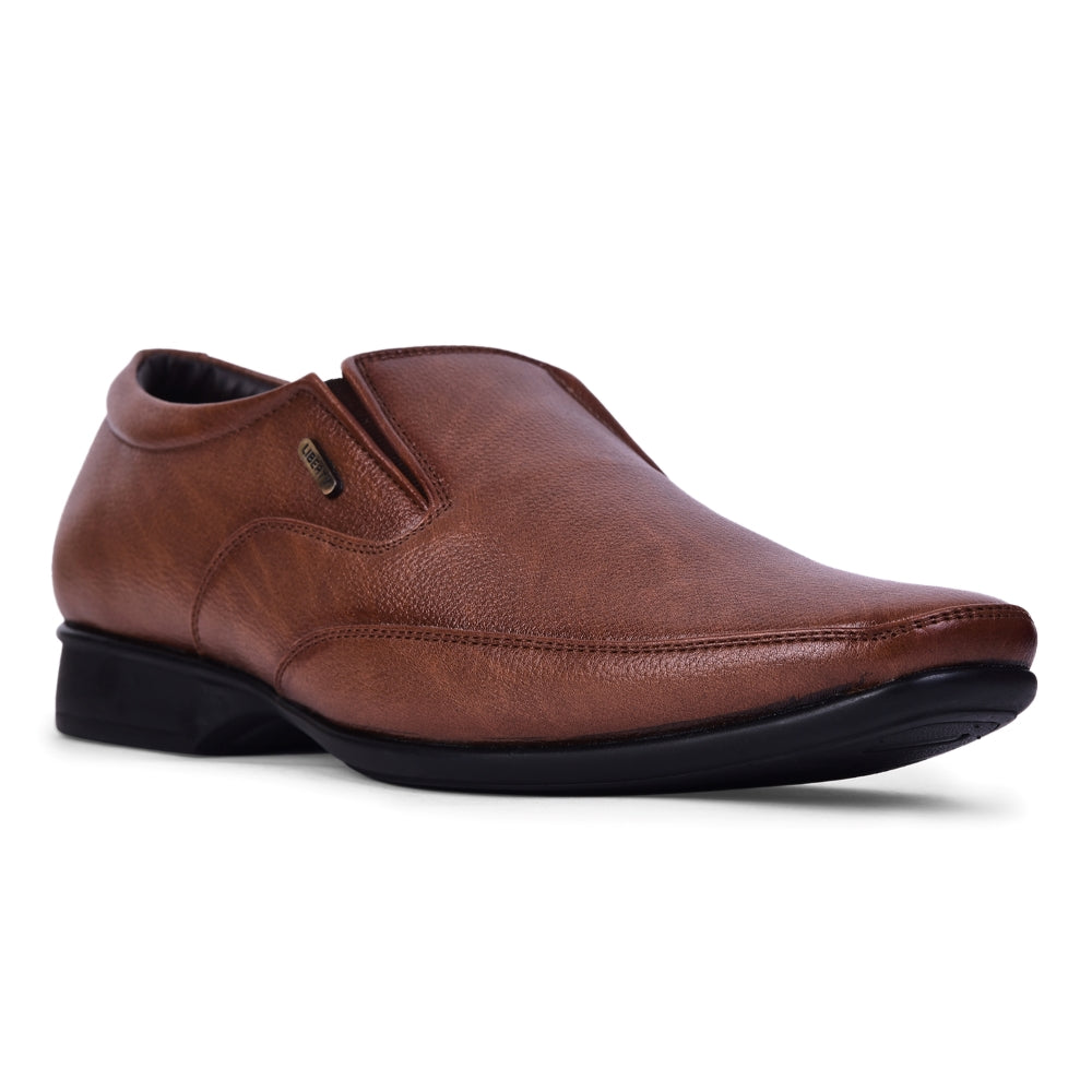 Fortune Tan Formal Slip-on Shoes HOL-132E By Liberty