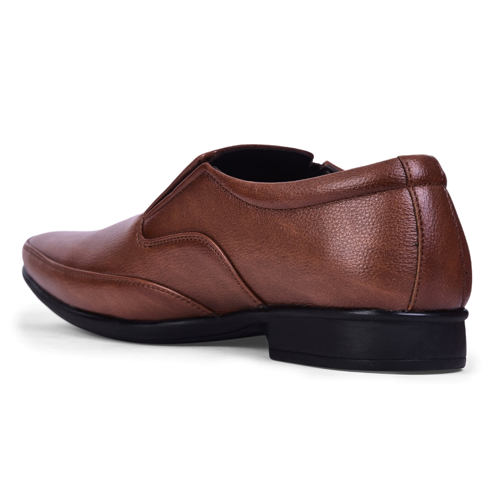 Fortune Tan Formal Slip-on Shoes HOL-132E By Liberty