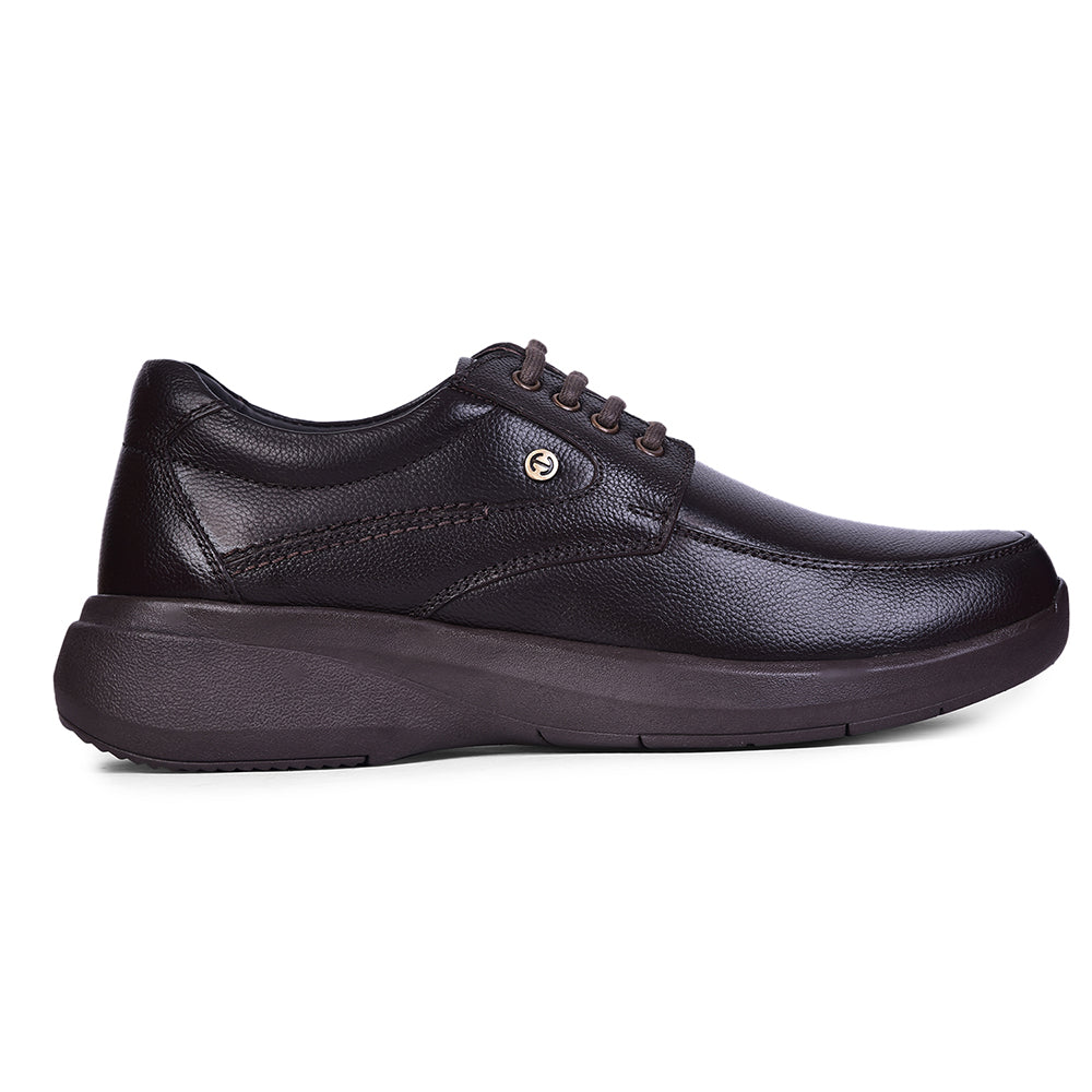 Healers Brown Formal Mocassin Shoes For Men E823-3 By Liberty