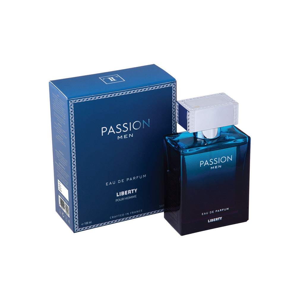 Liberty Luxury Passion Perfume for Men (1ml/3.4Oz), Eau De Parfum (EDP), Crafted in France, Long Lasting Smell, Spicy Notes.