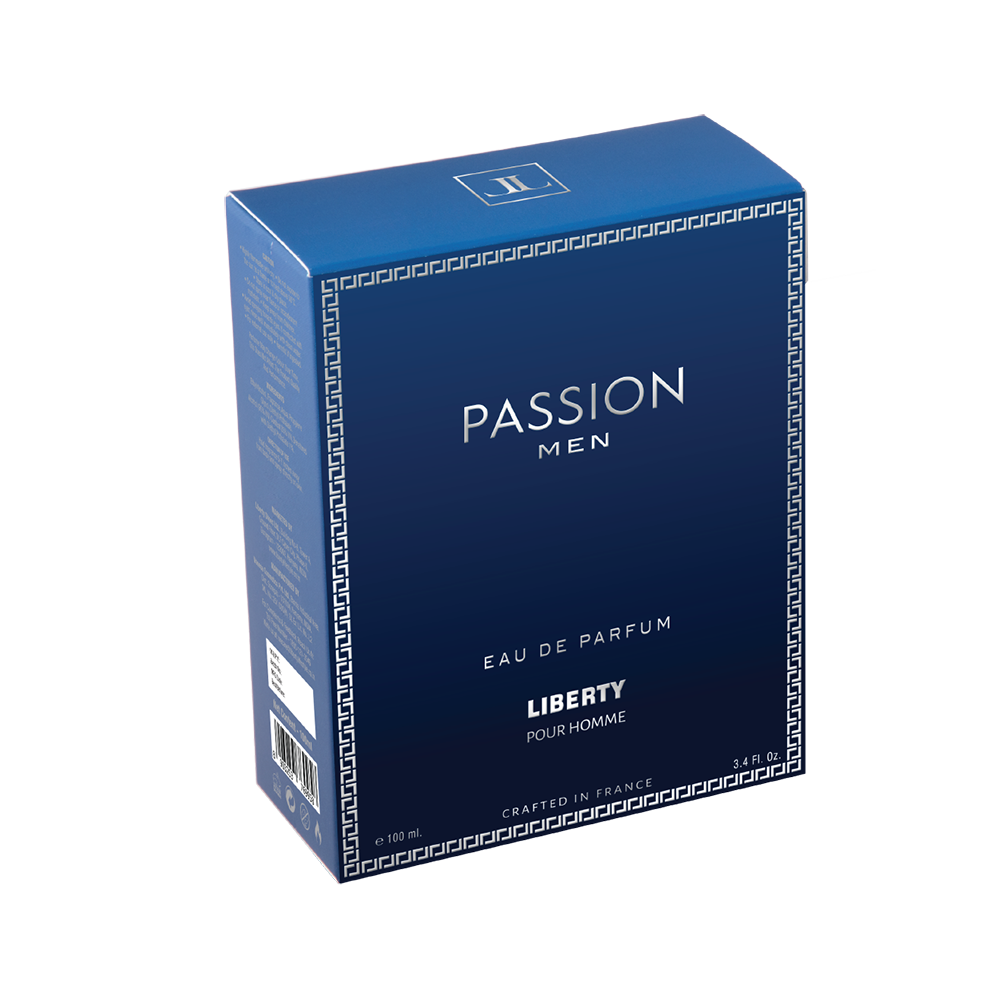 Liberty Luxury Passion Perfume for Men (1ml/3.4Oz), Eau De Parfum (EDP), Crafted in France, Long Lasting Smell, Spicy Notes.