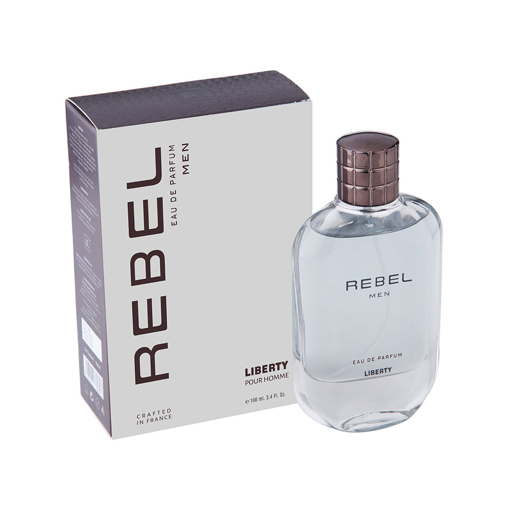 Liberty Luxury Rebel Perfume for Men (1ml/3.4Oz), Eau De Parfum (EDP), Crafted in France, Long Lasting Smell, Aromatic notes.