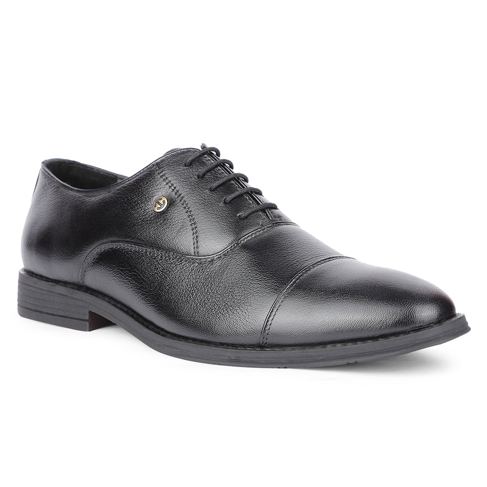 Healers Formal Black Lacing Derby Shoes For Men S21-4 By Liberty