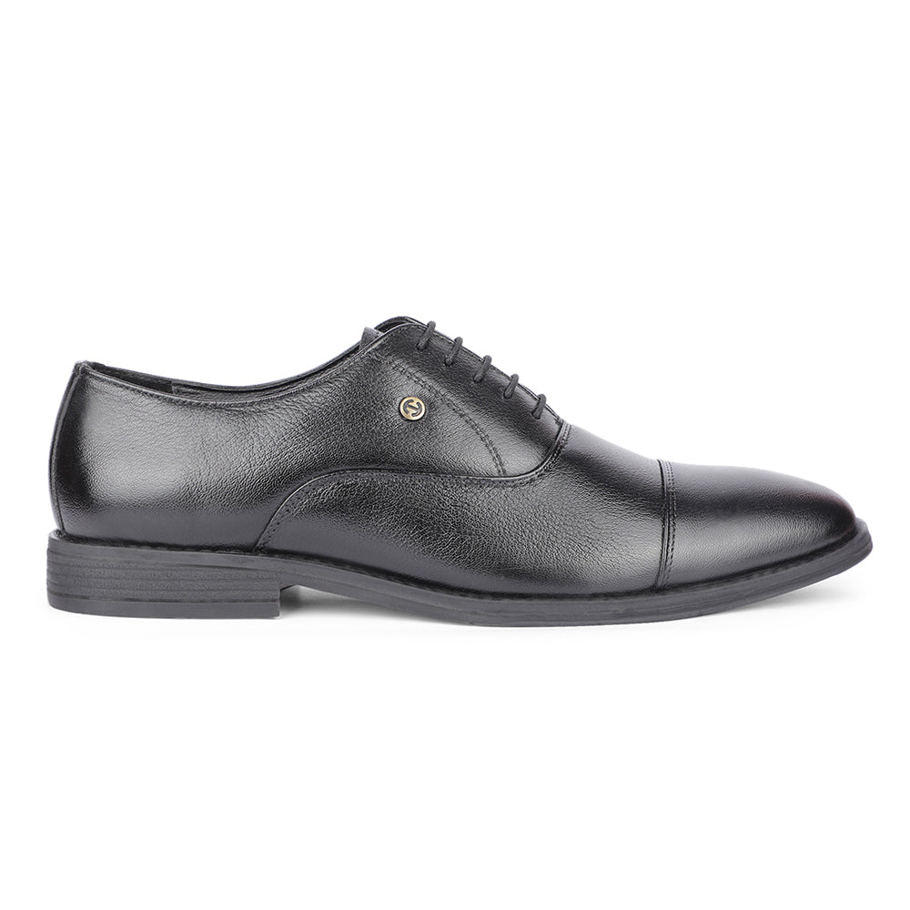 Healers Formal Black Lacing Derby Shoes For Men S21-4 By Liberty