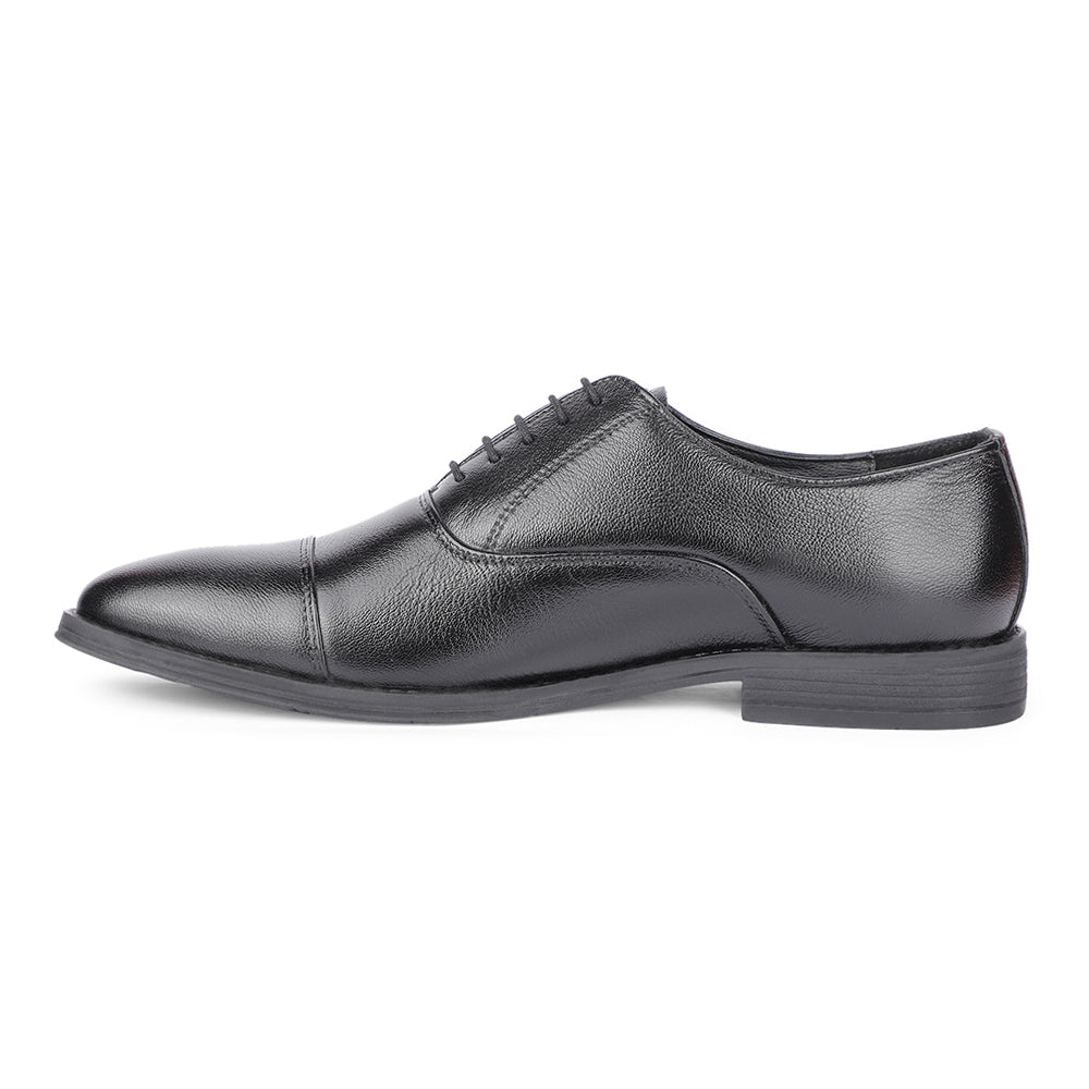 Healers Formal Black Lacing Derby Shoes For Men S21-4 By Liberty