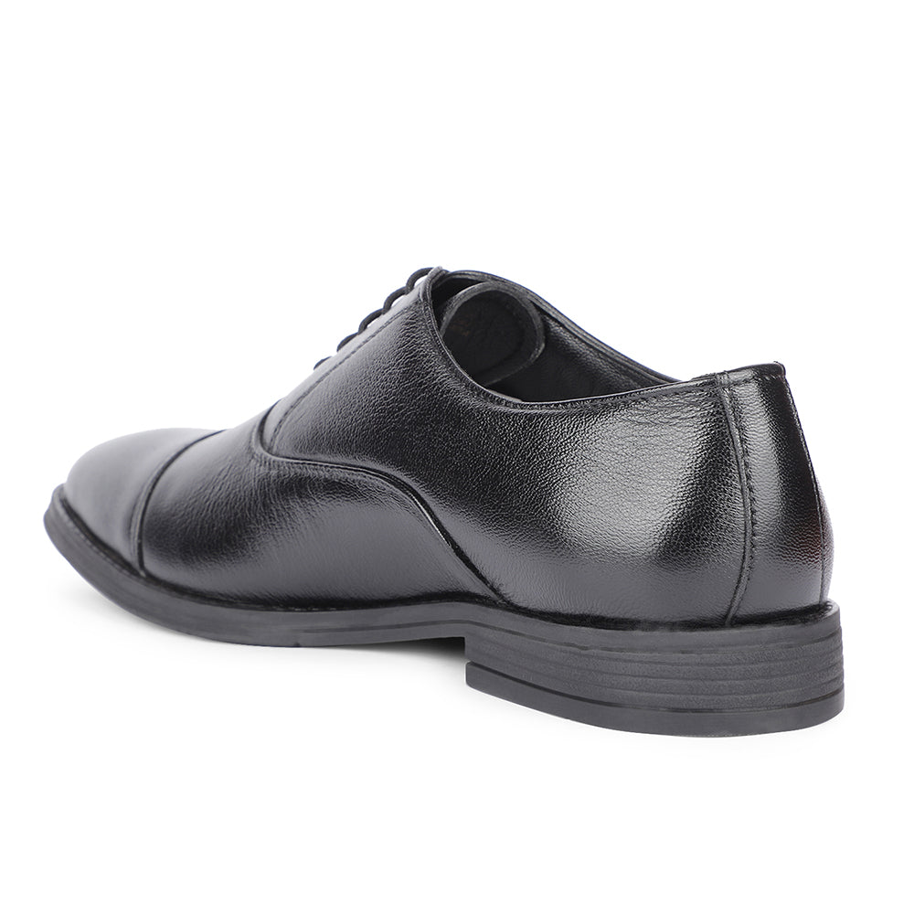 Healers Formal Black Lacing Derby Shoes For Men S21-4 By Liberty