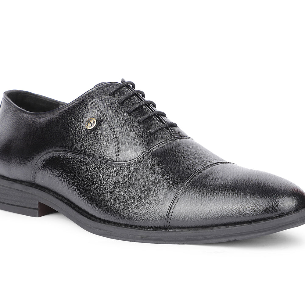 Healers Formal Black Lacing Derby Shoes For Men S21-4 By Liberty