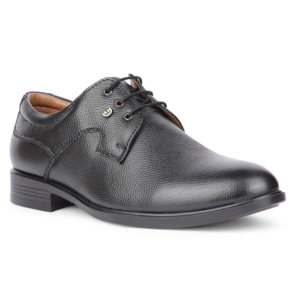 Healers Formal Black Lacing Derby Shoes For Men S21-5 By Liberty