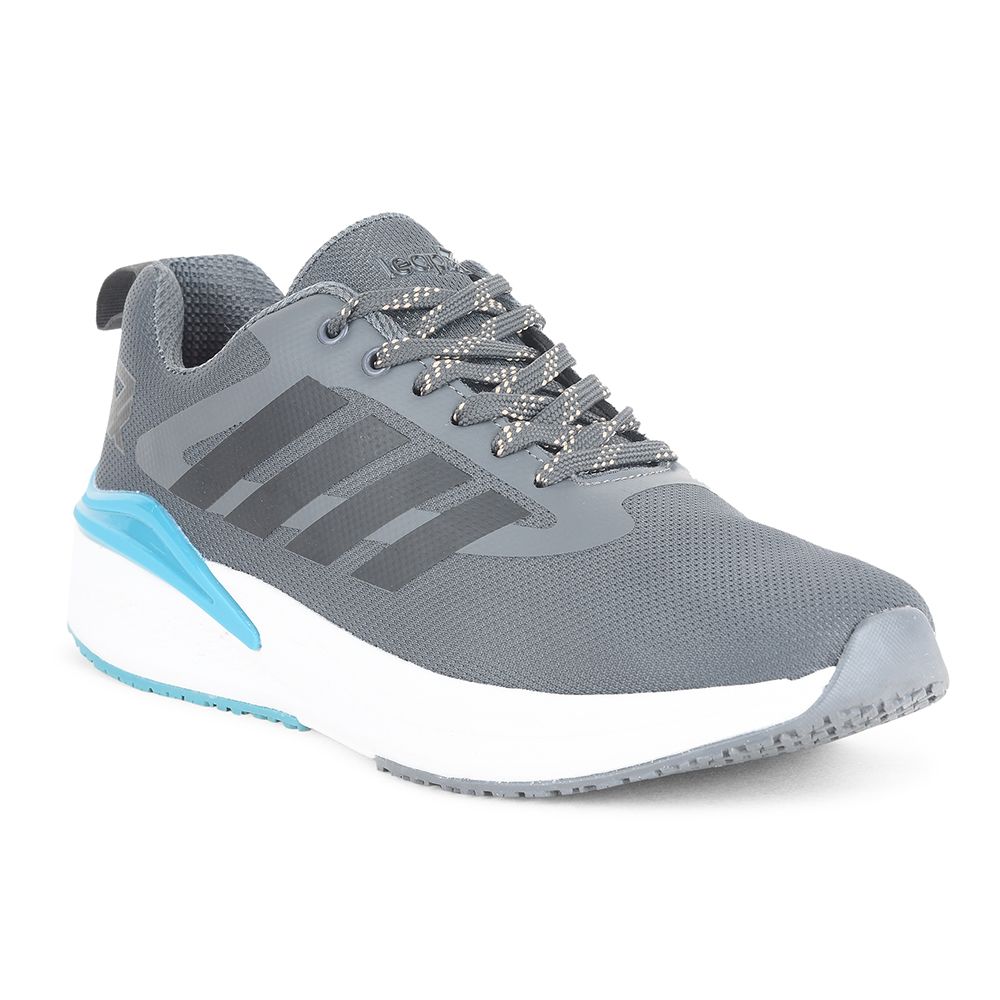 Leap7X by Liberty Men CAPSICO-1 D.Grey Sports Non Lacing Shoes