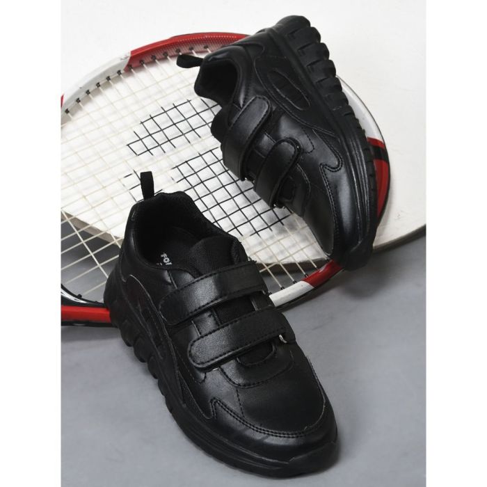 Daily wear Unisex LIBERTY Force10 Black Lacing School Shoes, Size: 9 Kids  To 12 Big at Rs 899/pair in Ahmedabad