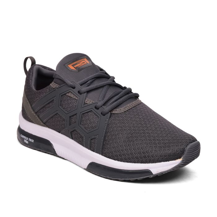 Buy online Grey Mens Lace Up Sports Shoes from Footwear for Men by