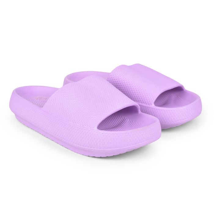 Buy AHA Slides for Women (Purple) COMFYWALK1 By Liberty