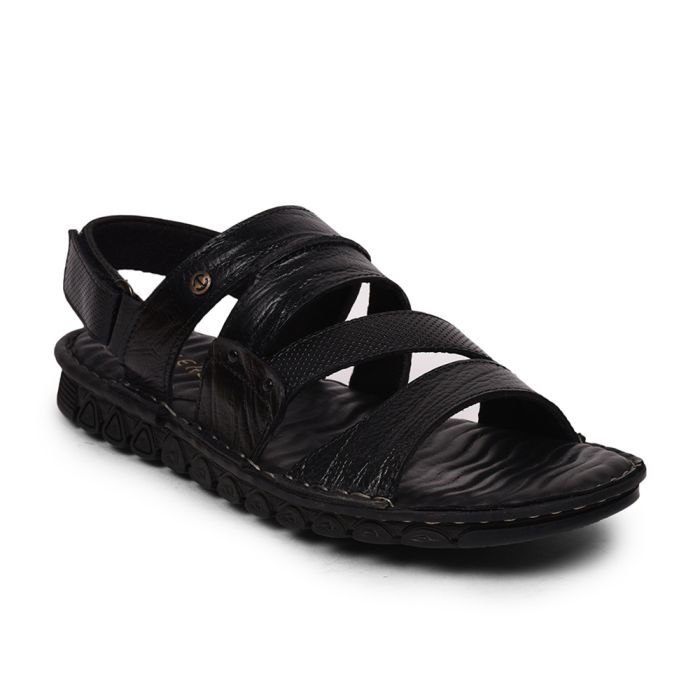 Buy Healers Casual (Black) Sandals For Mens DTL-027 By Liberty
