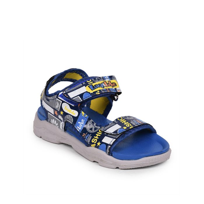 Buy Lucy & Luke By (RICKY-2 Casual Sandals For Blue Royal Liberty Kids )