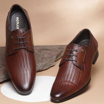 Daily Wear Lace Up Liberty Leather Shoes
